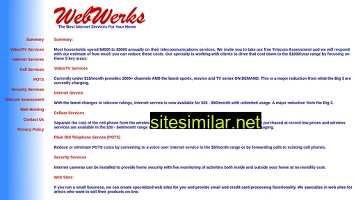 Webwerks similar sites