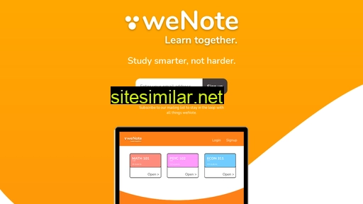 wenote.ca alternative sites
