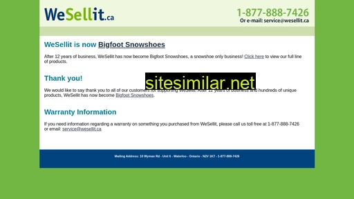wesellit.ca alternative sites