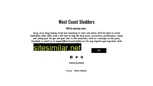 westcoastsledders.ca alternative sites