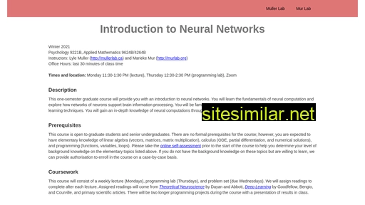 Western-neuralnets similar sites