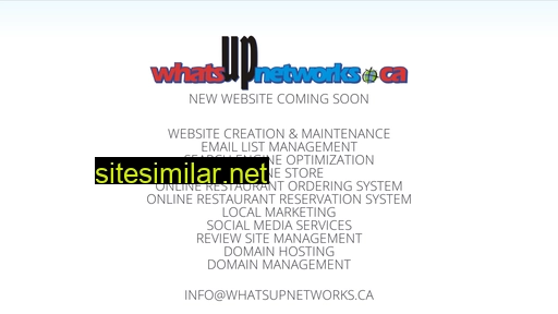 whatsupnetworks.ca alternative sites