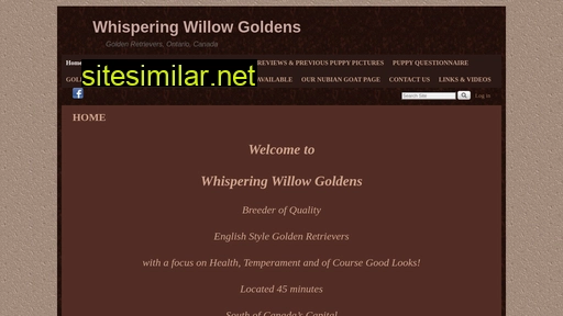 Whisperingwillowgoldens similar sites