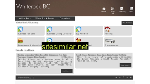 Whiterock-bc similar sites