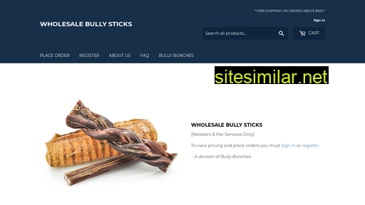 wholesalebullysticks.ca alternative sites