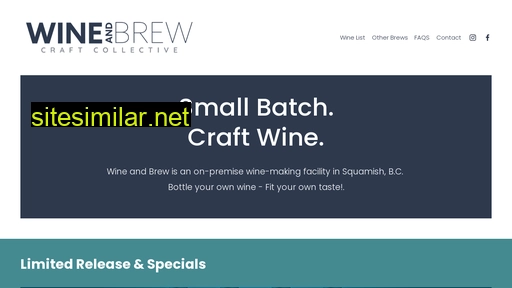 wineandbrew.ca alternative sites