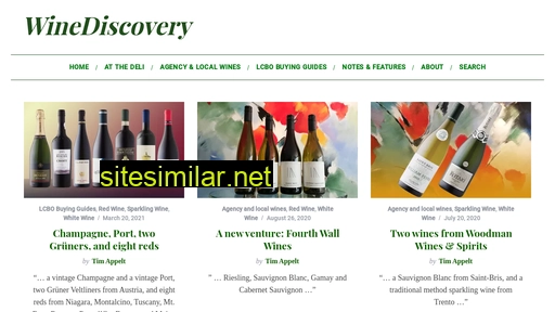 winediscovery.ca alternative sites