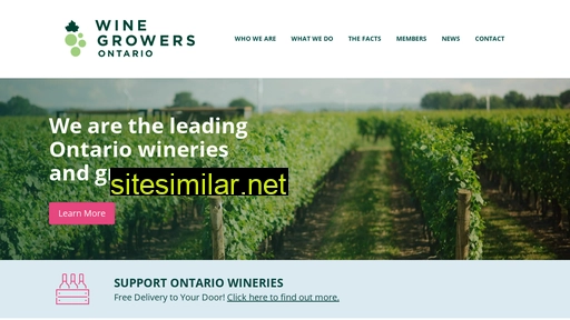 winegrowersontario.ca alternative sites