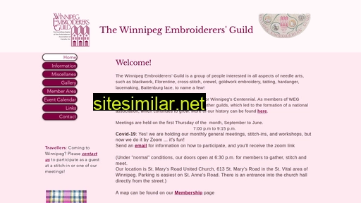 Winnipegembroiderersguild similar sites