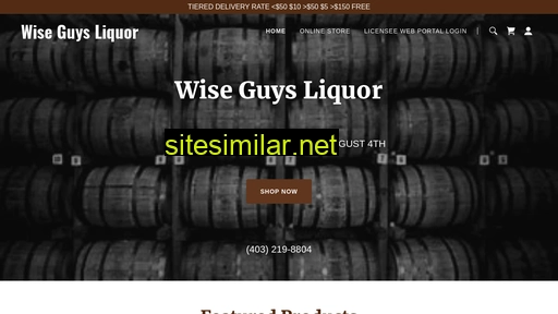 Wiseguysliquor similar sites