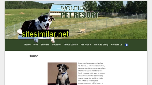 Wolfiespetresort similar sites