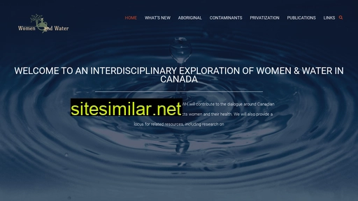 womenandwater.ca alternative sites