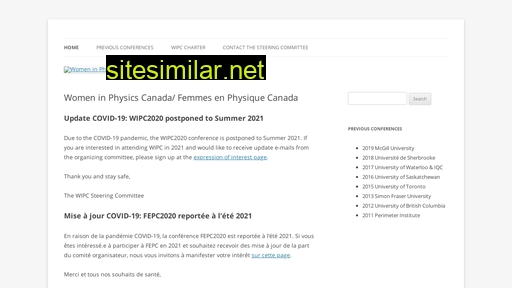 womeninphysicscanada.ca alternative sites