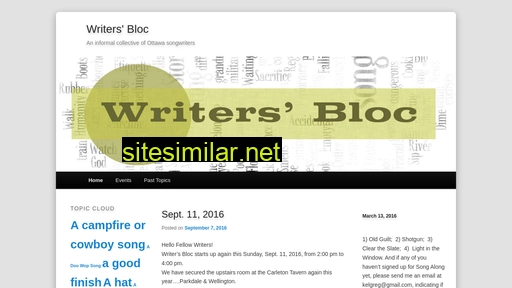 writersbloc.ca alternative sites