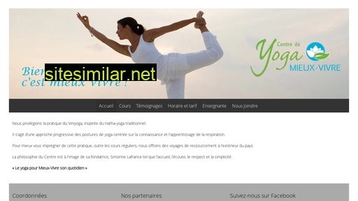 yogamieuxvivre.ca alternative sites