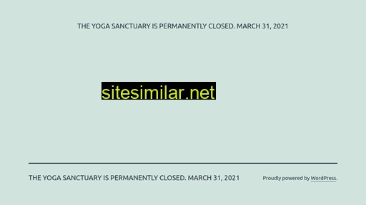 Yogasanctuary similar sites