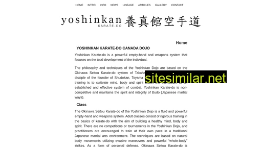 yoshinkan.ca alternative sites