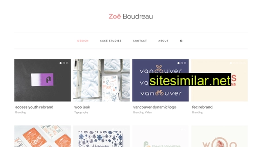 Zoeboudreau similar sites