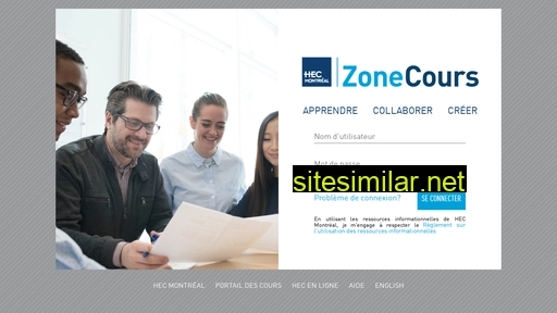 zonecours2.hec.ca alternative sites