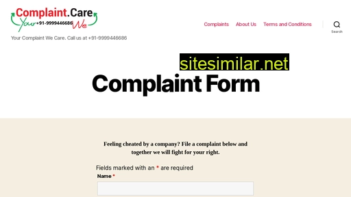 complaint.care alternative sites