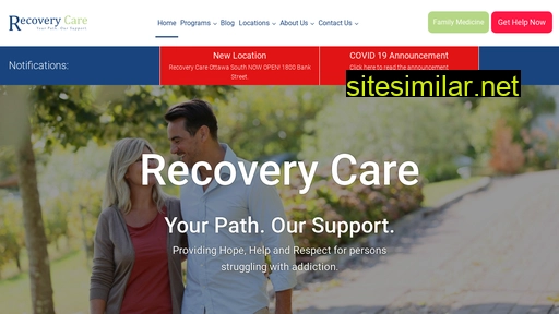Recovery similar sites