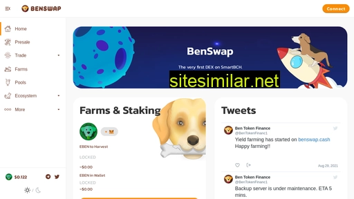 benswap.cash alternative sites