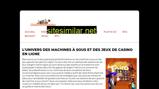machinesasous.casino alternative sites