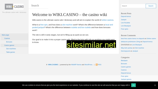 wiki.casino alternative sites
