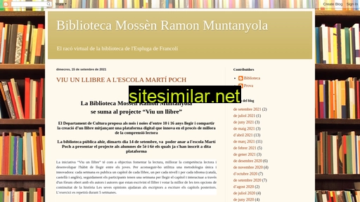 biblioteca.esplugadefrancoli.cat alternative sites