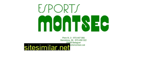 esportsmontsec.cat alternative sites