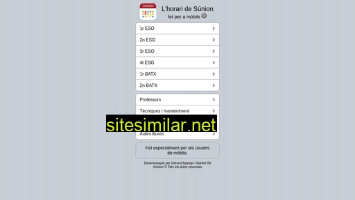 mobil.sunion.cat alternative sites
