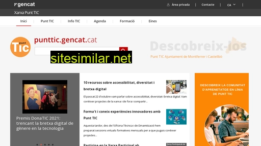 punttic.gencat.cat alternative sites