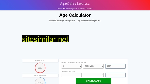 agecalculator.cc alternative sites