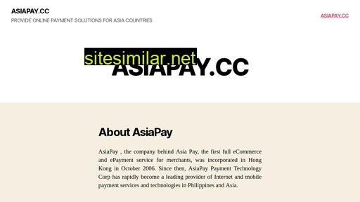 Asiapay similar sites
