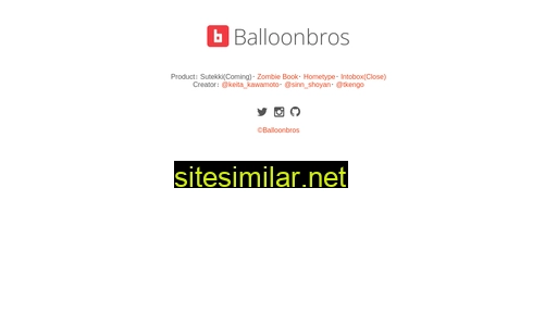 Balloonbros similar sites