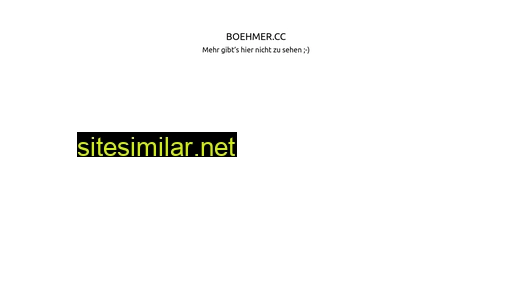 boehmer.cc alternative sites