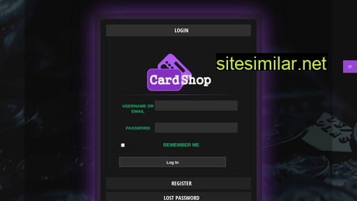 cardshop.cc alternative sites