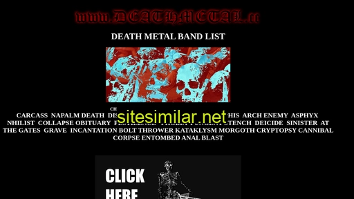 Deathmetal similar sites
