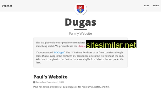 Dugas similar sites