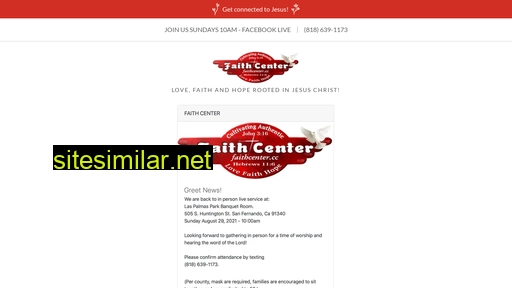faithcenter.cc alternative sites