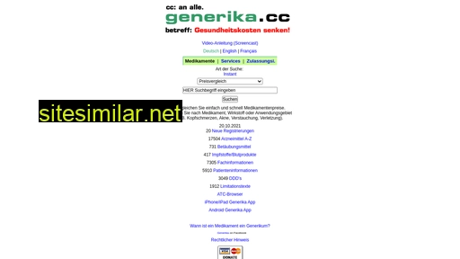 generika.cc alternative sites