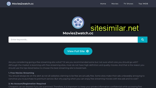 movies2watch.cc alternative sites
