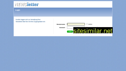 Newslettercenter similar sites