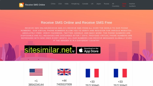 receive-sms.cc alternative sites