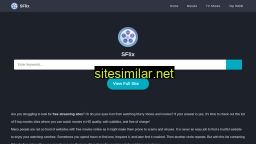 sflix.cc alternative sites