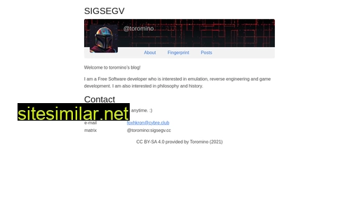 Sigsegv similar sites