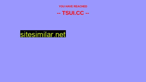 tsui.cc alternative sites