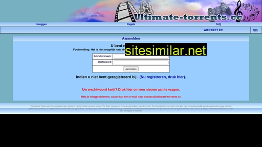 ultimate-torrents.cc alternative sites