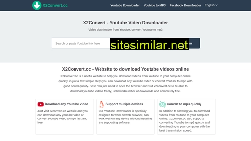 X2convert similar sites