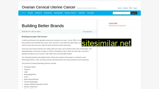 ovariancervicaluterinecancer.cf alternative sites